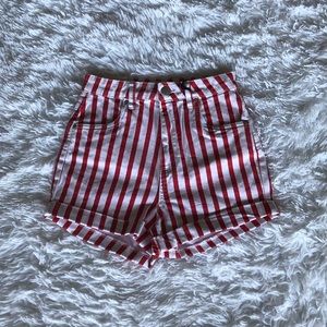 New Striped High-Waisted Pants